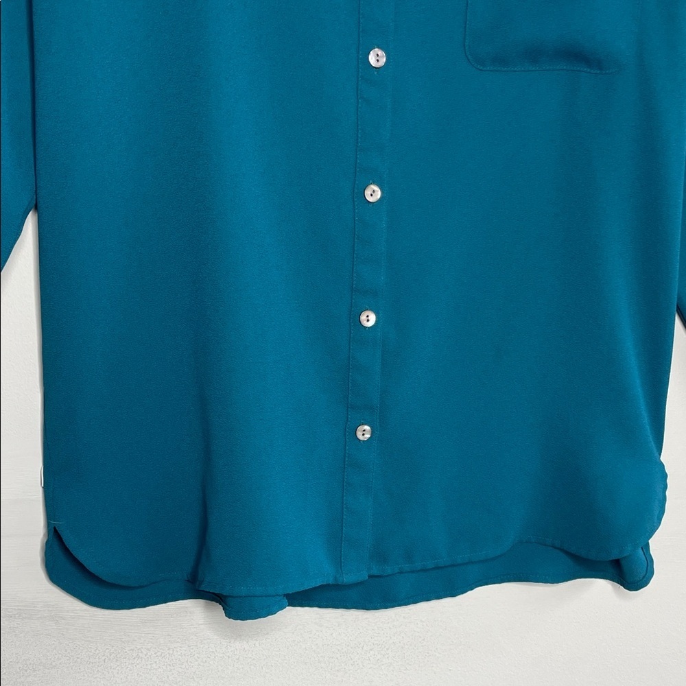 J. Jill Turquoise Blouse - Picture 4 of 10